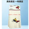 Thickened fiber gauze, cherry cloth, kitchen grease remover, cleaning towel, pot scrubber, scouring pad Item Picture